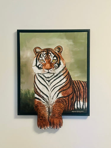 Visit by a tiger