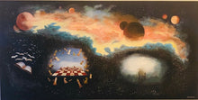 The world behind the scenes, 100 x 200 cm